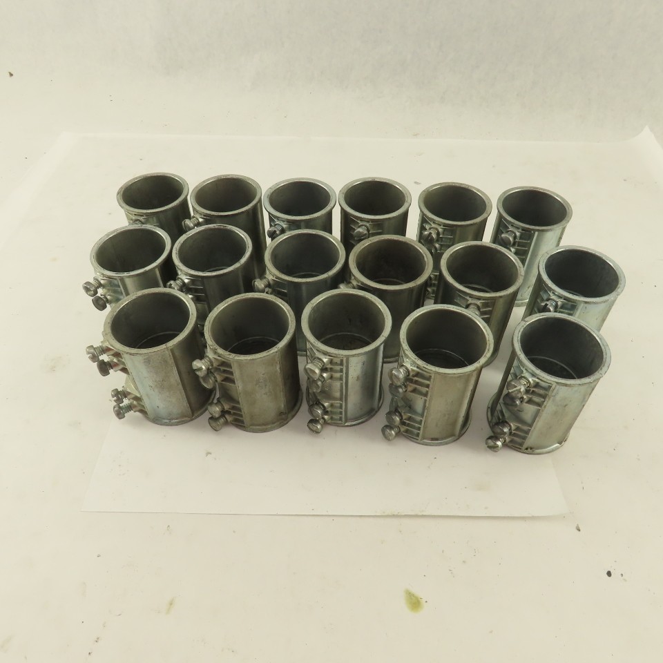 Halex L130 1-1/2″ Slip Rigid EMT Conduit Coupling Lot Of 17