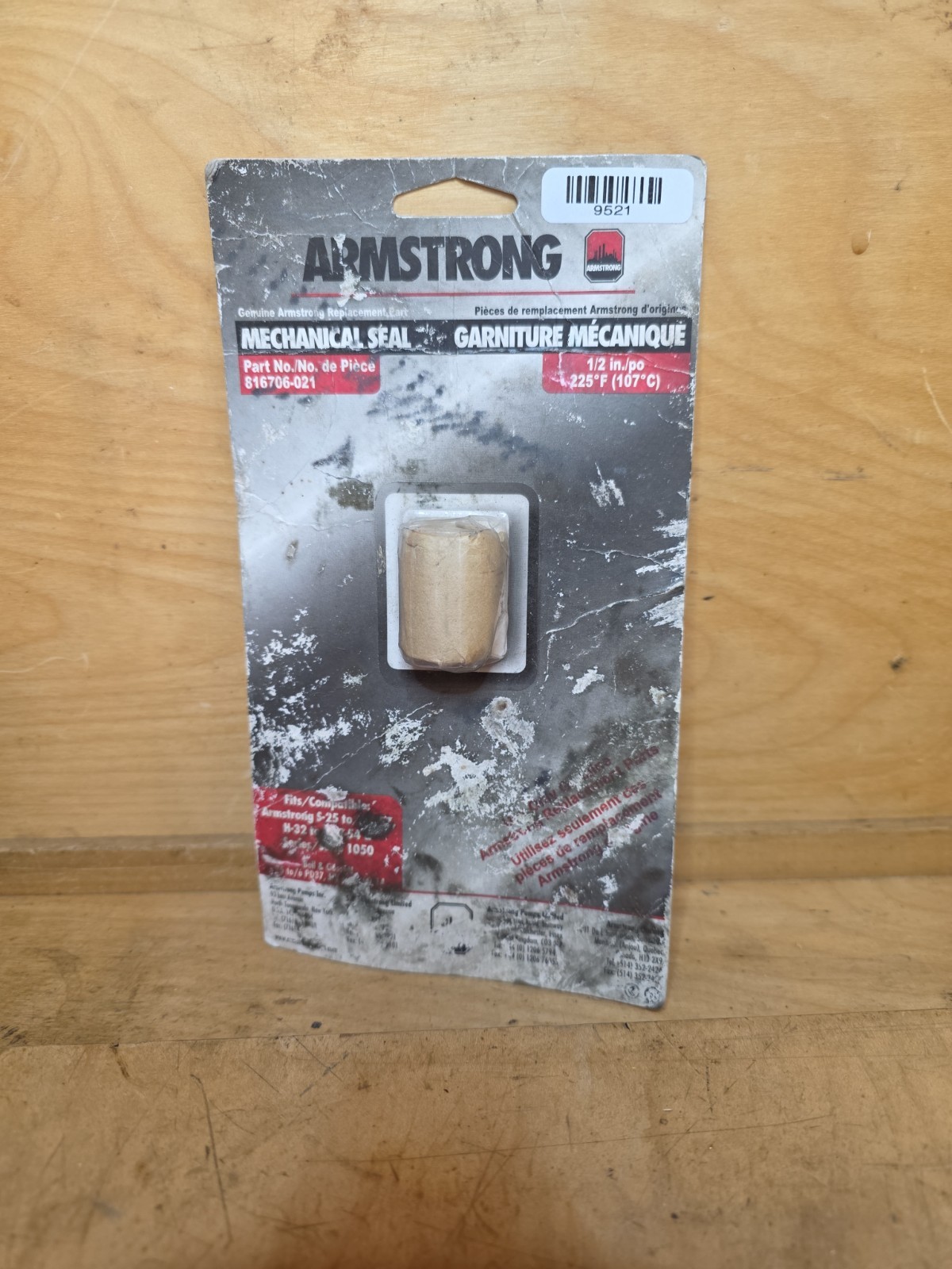 Armstrong Pumps 816706-021 Seal Kit for S-25, S-35, S-46 Models Circulator Pumps