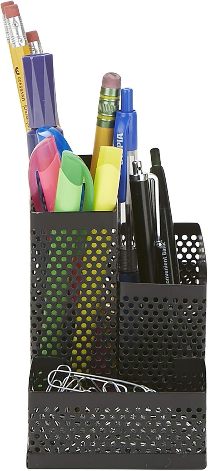 Mind Reader Desk Organizer [4-Compartment, 2-Piece Same Set] – Supplies and Acce