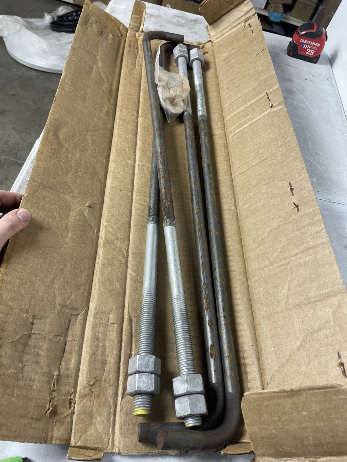 Lithonia Lighting AB30-0 ANchor Bolt 31″ x 3″ x3″ AB30-2 2″ Washer 283MLR 4 Pack