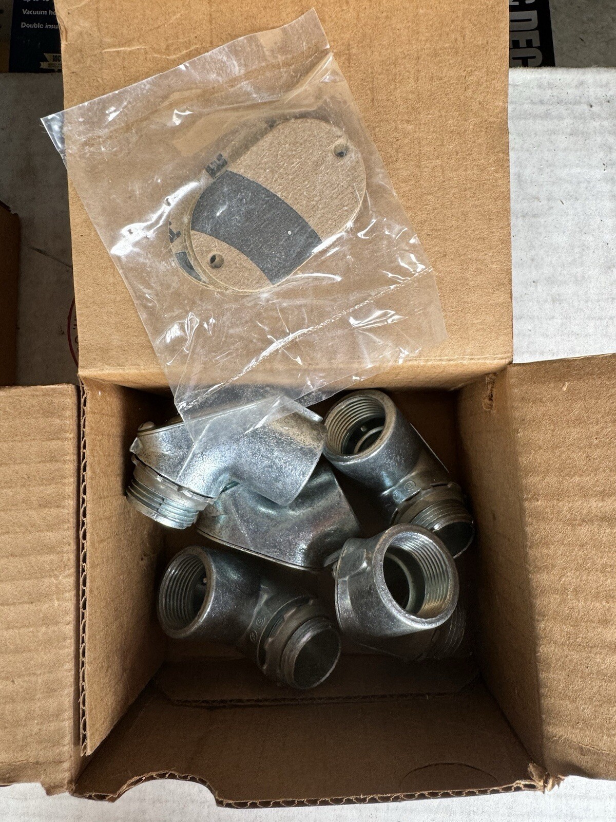 Lot Of 6 Boxes (5 Per Box) Bridgeport 72-DC 3/4″ Pull Elbows