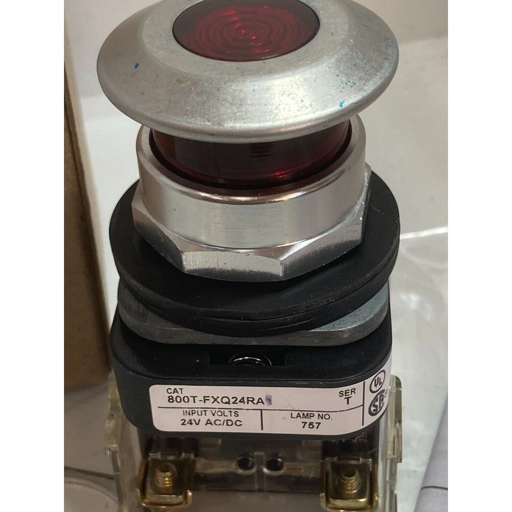 ALLEN BRADLEY 800T-FXQ24RA1 PH PULL 2 POSITION ILL RED 24VAC/DC US Free Tax