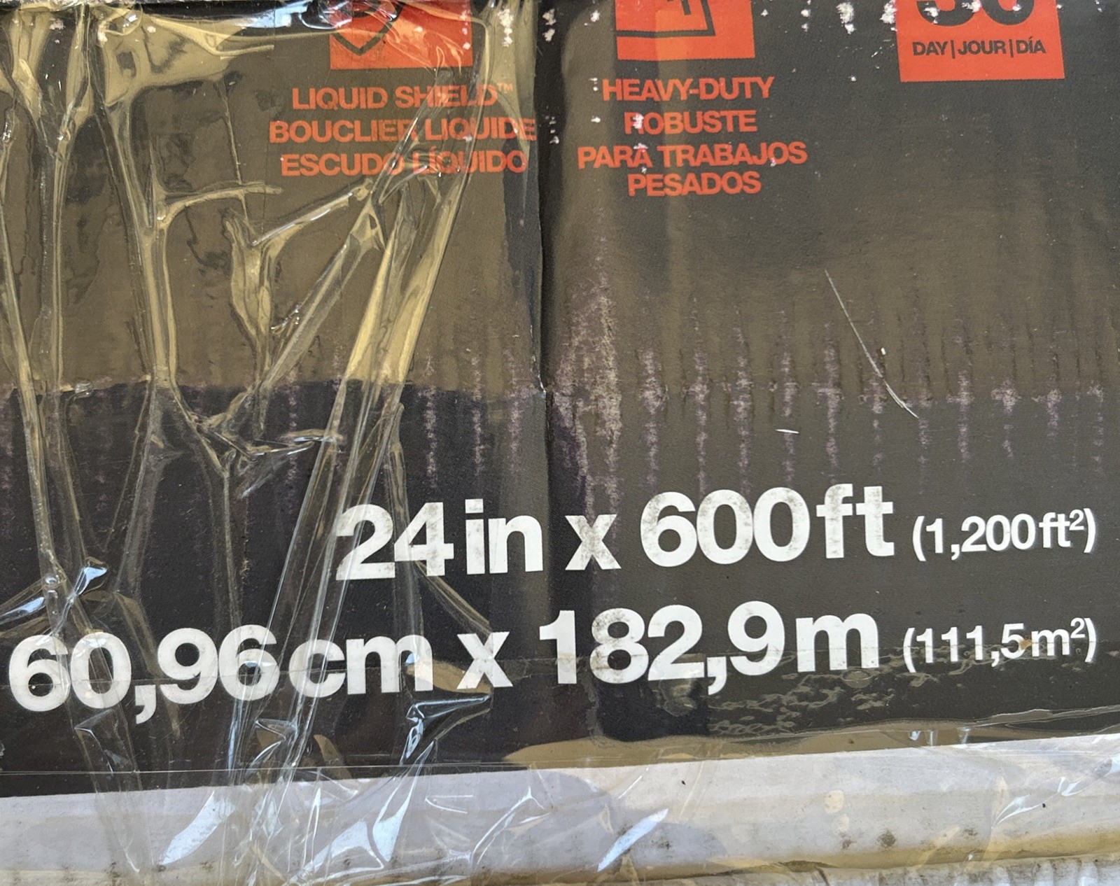 Surface Shields Window Protection ilm 1.5 Millimeter Thick 24 Inches Wide 600