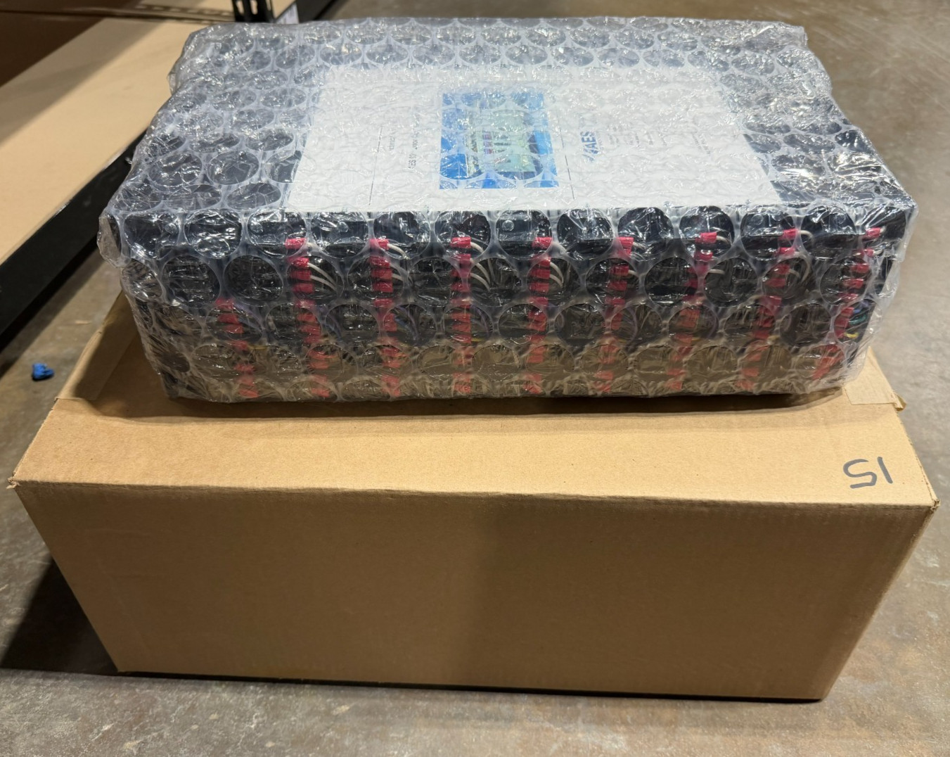 AES Corporation 900 door control modular rack 0900 A-27454 , 9 slots(LD3.25)
