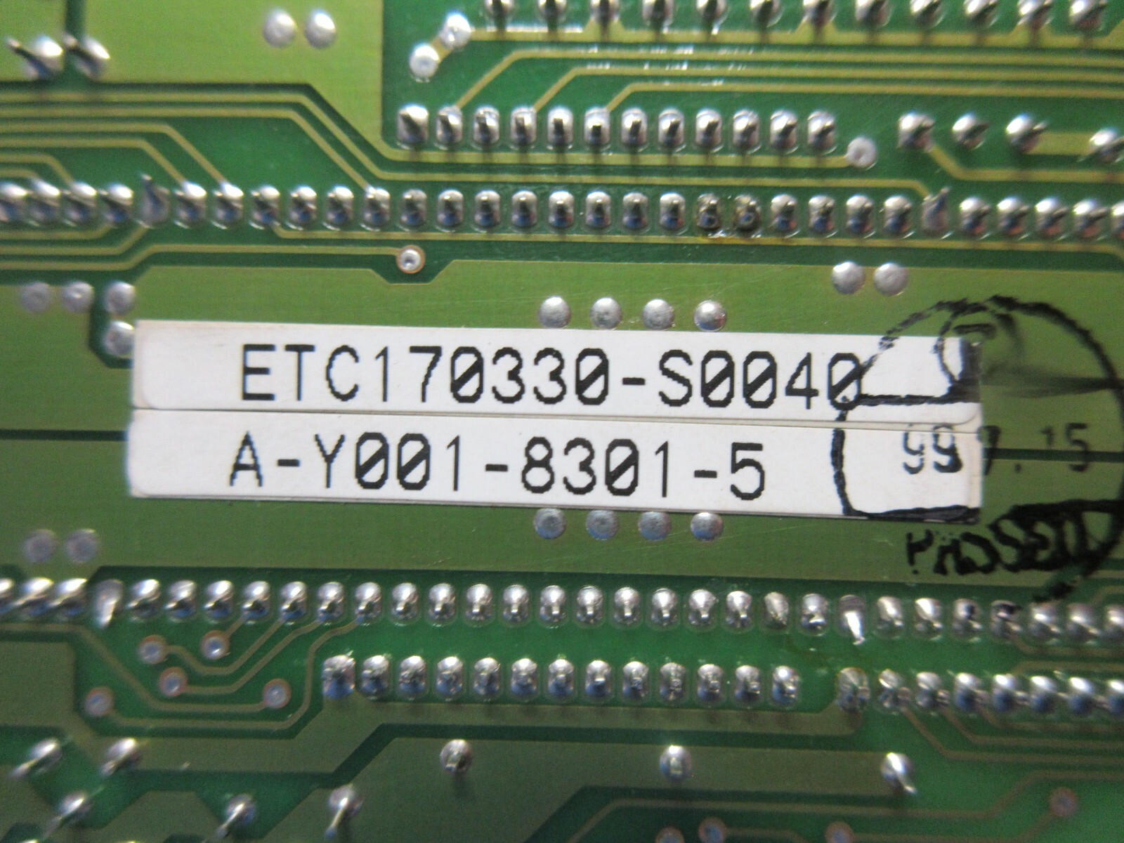 YASKAWA CIRCUIT BOARD CIMR-F15/F22AS3 W30258 KPC 4894V-0 ETC170330-S0040 A-Y001-
