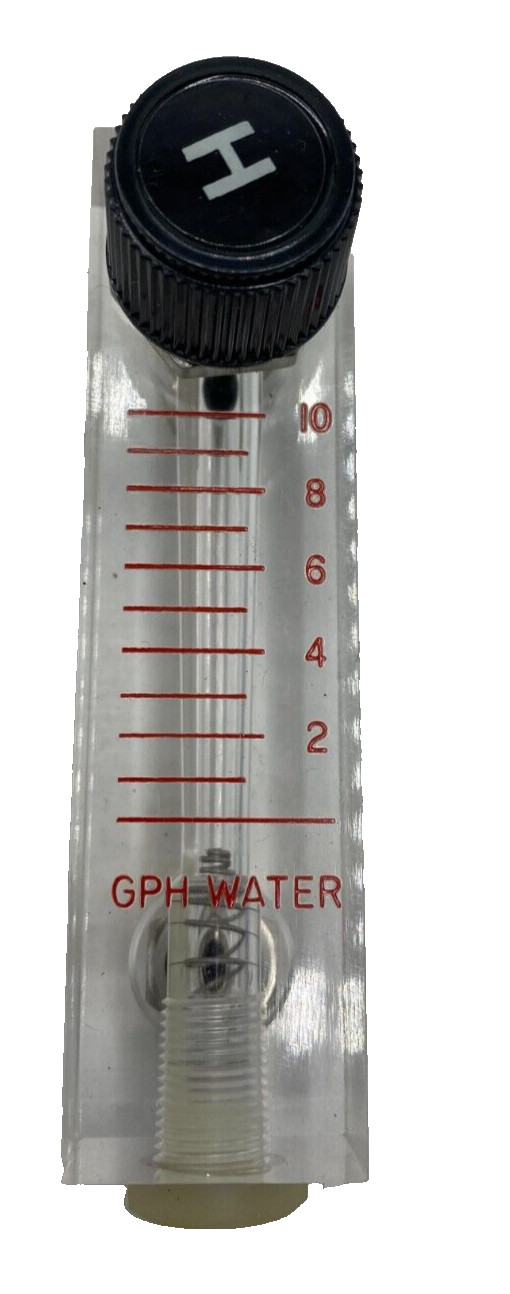 PURGEMETER, BROOKS-2001-V, WATER FLOWMETER, GPH WATER MC2-75-88 🎯