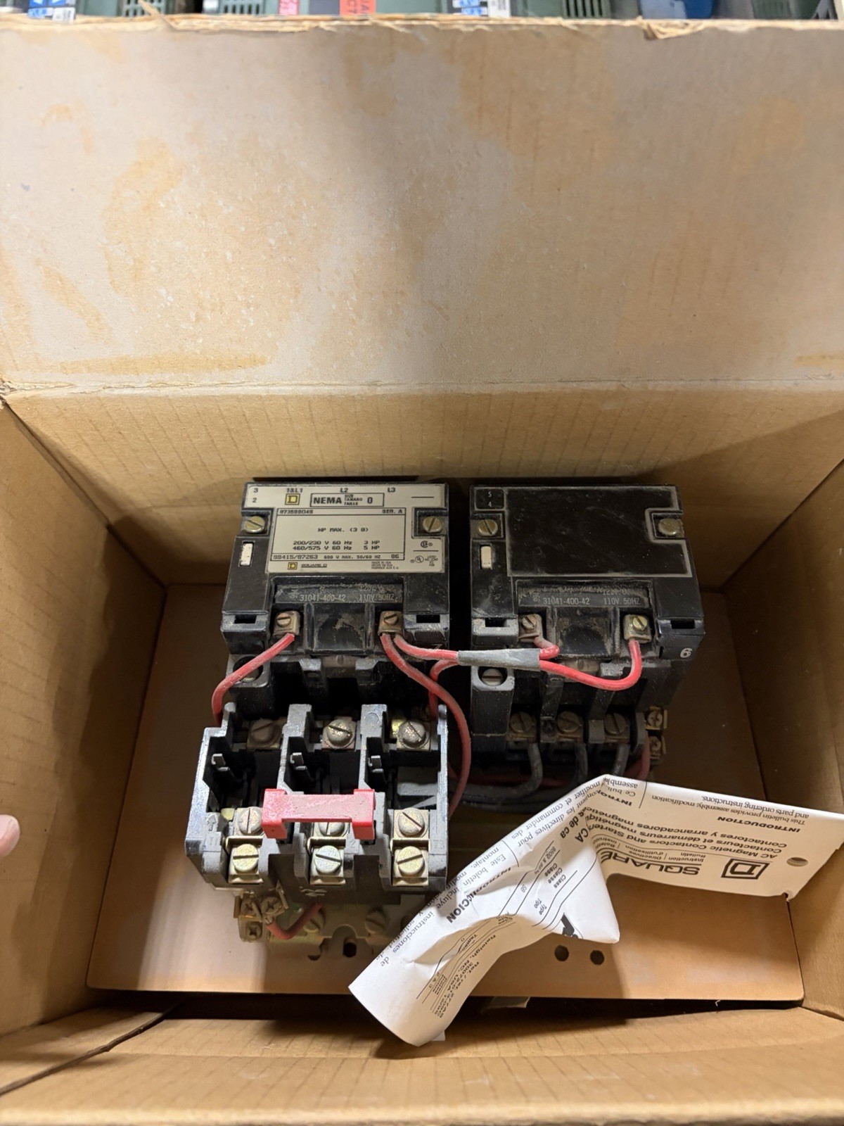 NEW SQUARE D AC REVERSING MAGNETIC STARTER 8736SB04V02S