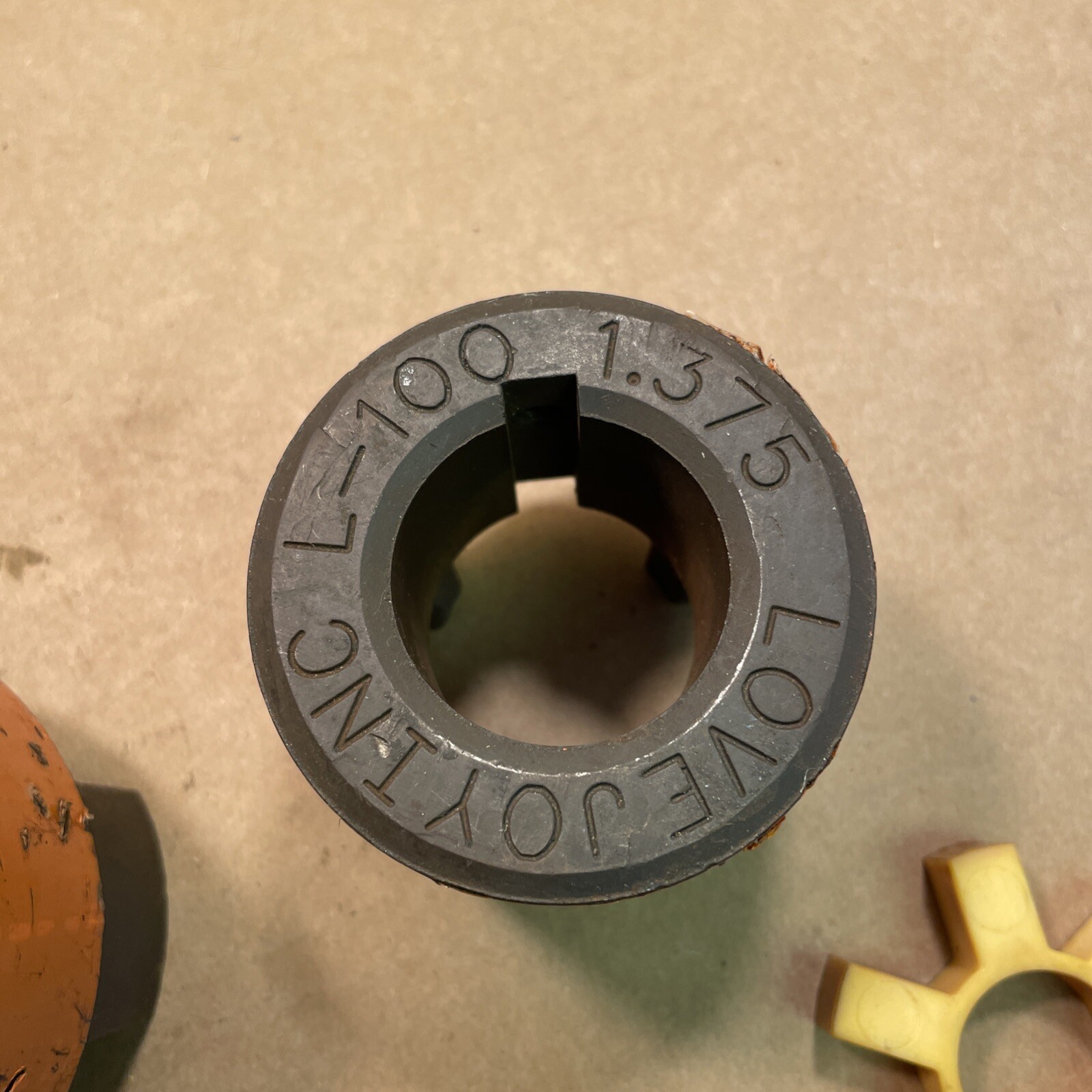 Lot of 6: LOVEJOY L Couplings L-150 L-110 L-100 L-095 JAW COUPLING