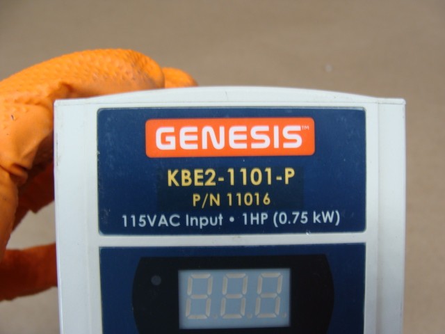 GENESIS AC DRIVE KBE2-1101-P P/N 11016 115VAC INPUT 1HP