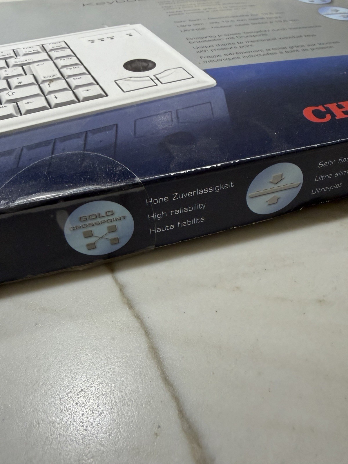 Cherry G84-4405PPBUS G84-4400 Ultraslim Trackball Keyboard