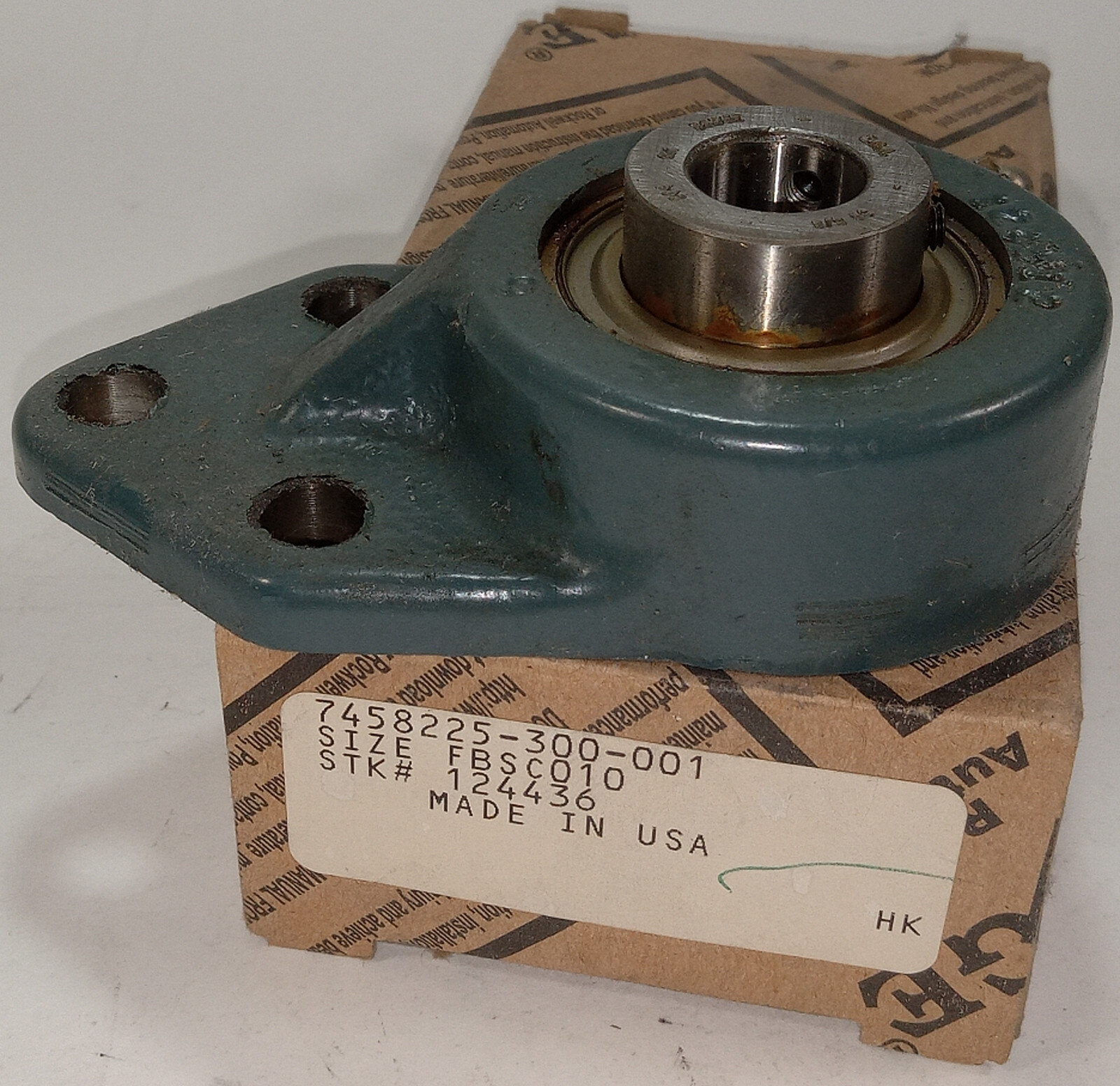 1 NEW DODGE 124436 FB-SC-010 3 BOLT FLANGE PILLOW BLOCK BEARING NNB *MAKE OFFER*