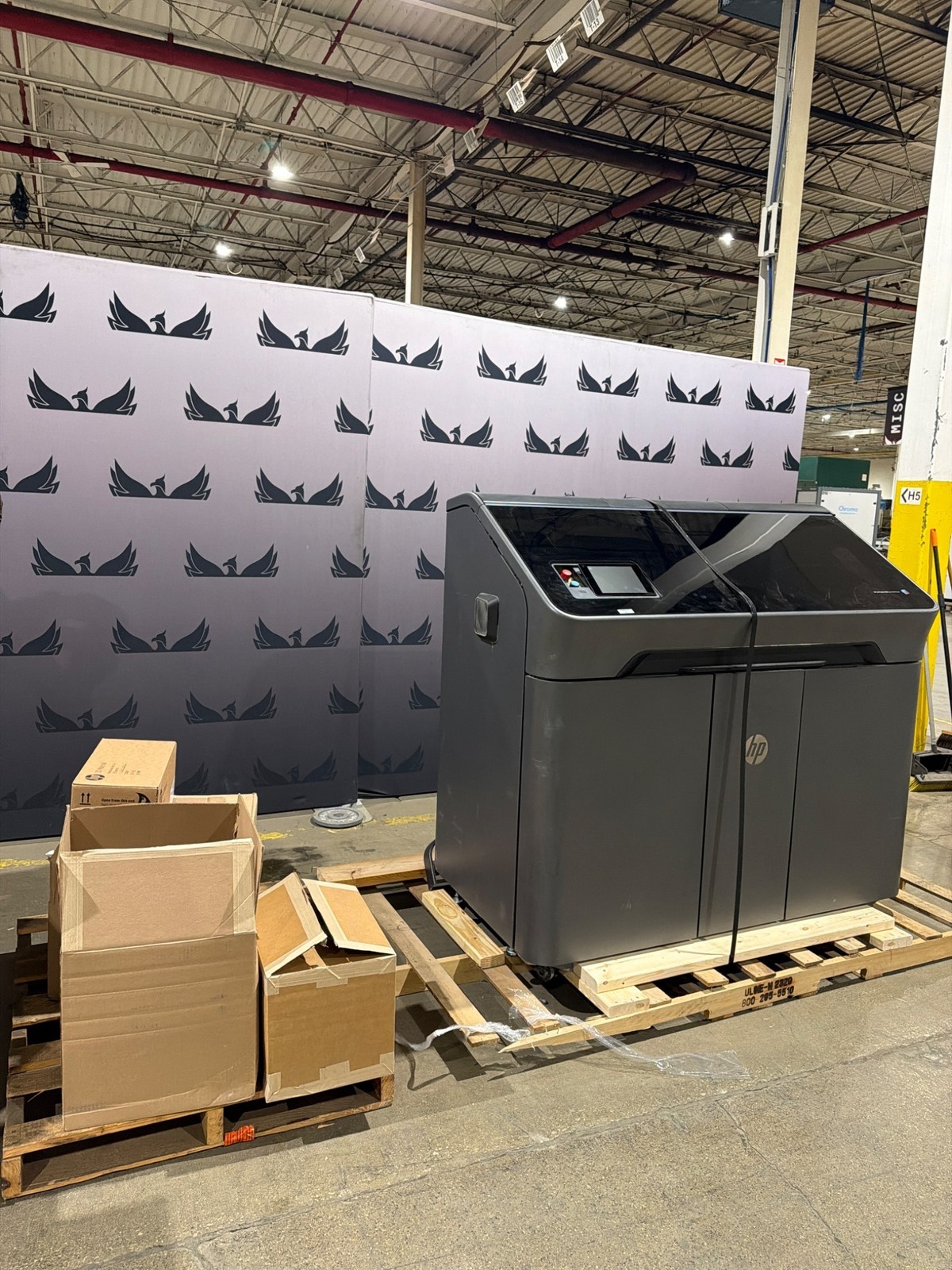 HP Jet Fusion 580 Color 3D Printer Used