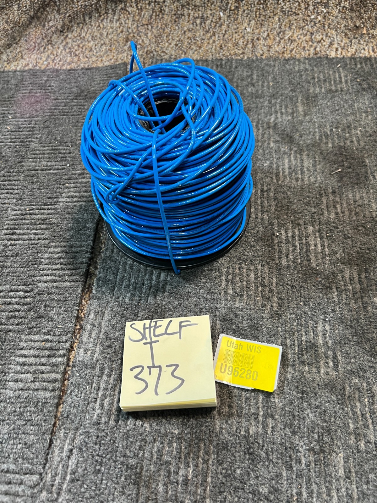 Reng Industrial Wire Cable 500FT Blue Heavy Duty Spool