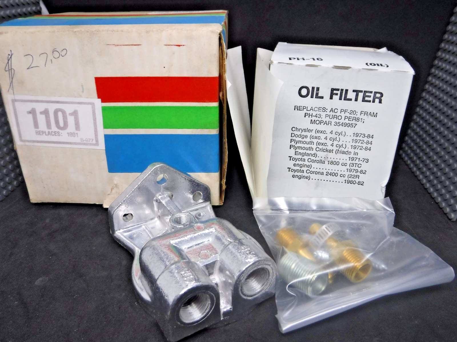 Hayden 1101 S-977 C-1860 Trans Transmission Filter Kit #5397 PH-16