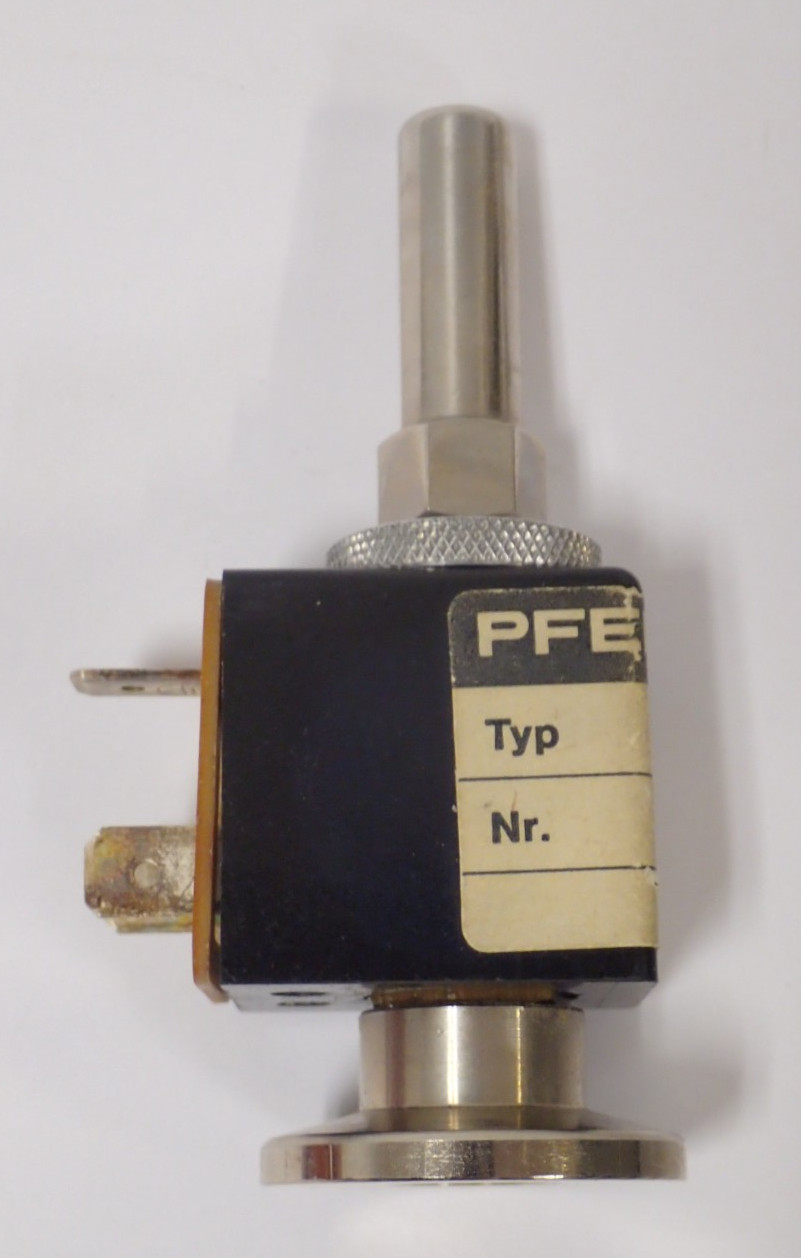 PFEIFFER TVF 010 PM Z01 000 6Vdc VENTING VALVE NW10 UHV ULTRA HIGH VACUUM