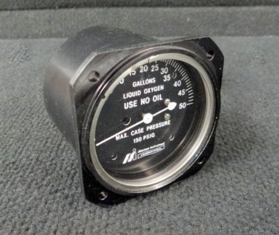 Meriam Instrument Liquid Oxygen Content Gauge NSN 6685-00-526-4265