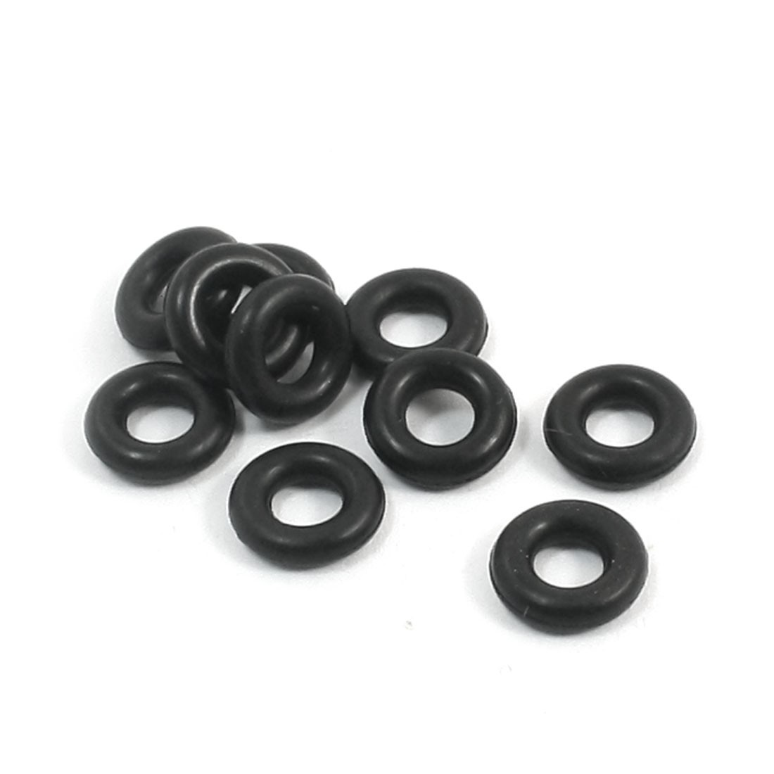 10 x 7mm x 3mm x 2mm Black Rubber O Ring for 94111 RC 1/10 Car
