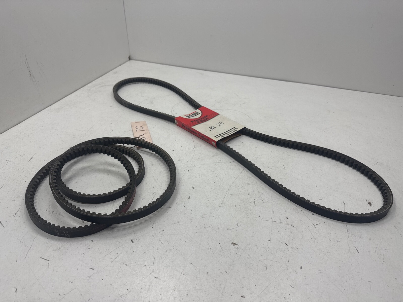 Qty.2 Bando BX70 , BX-70 , BX 70 Cogged Classical V-Belt 5/8″ X 73″