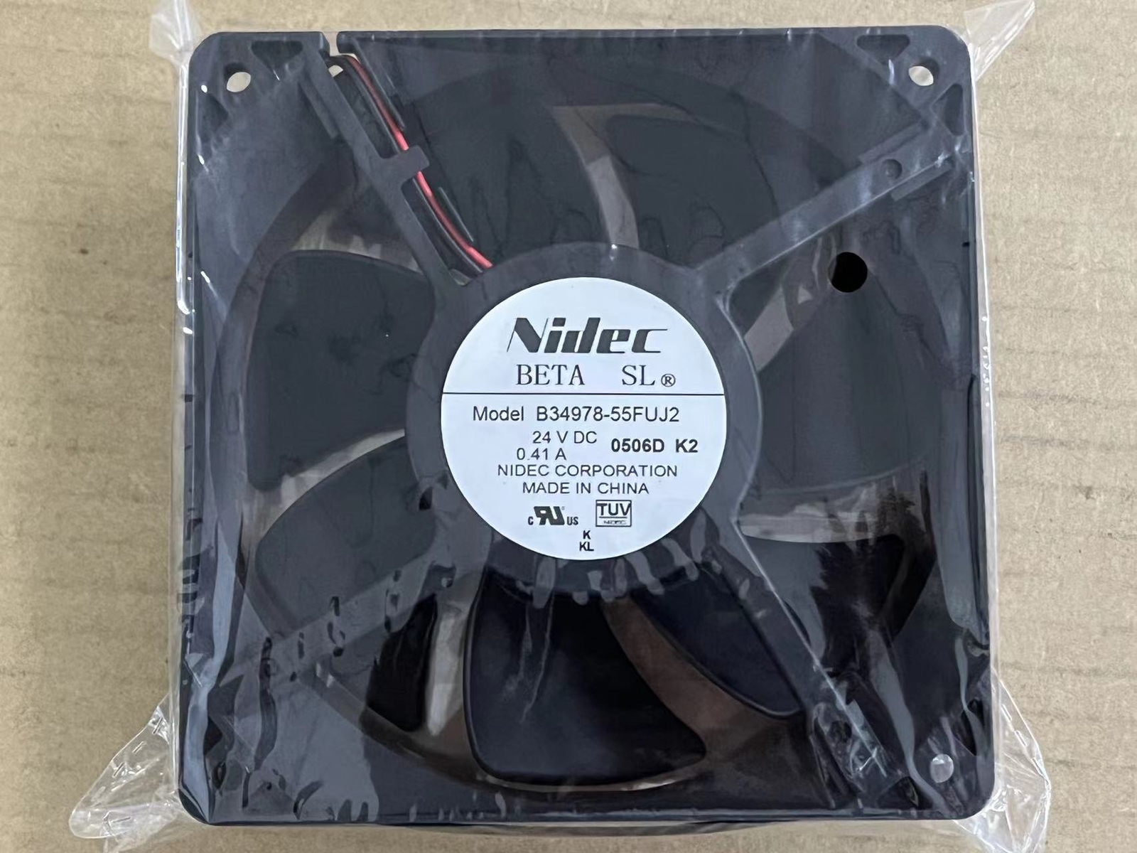 1pcs NIDEC B34978-55FUJ2 12CM 12038 24V 0.41A Inverter Fan