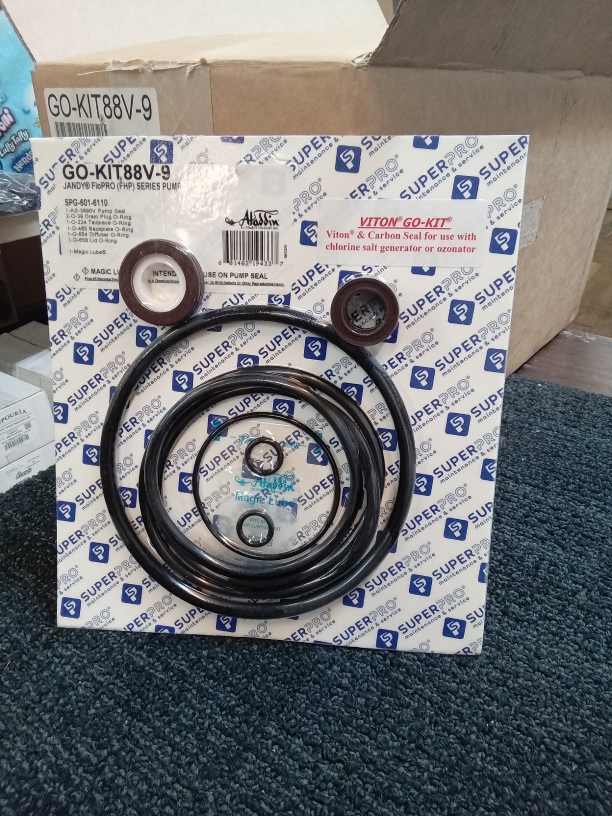 Viton Go-Kit Jandy FloPro (FHP) Series Pump GO-KIT88V-9