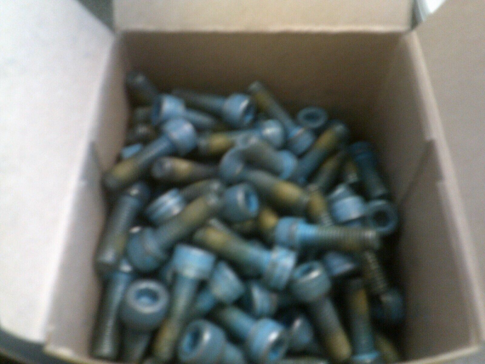 100 PCS. HOLO-KROME M8 X 25MM SOCKET HEAD CAP SCREW SHCS 8 MM 76240BP 76240 BLUE