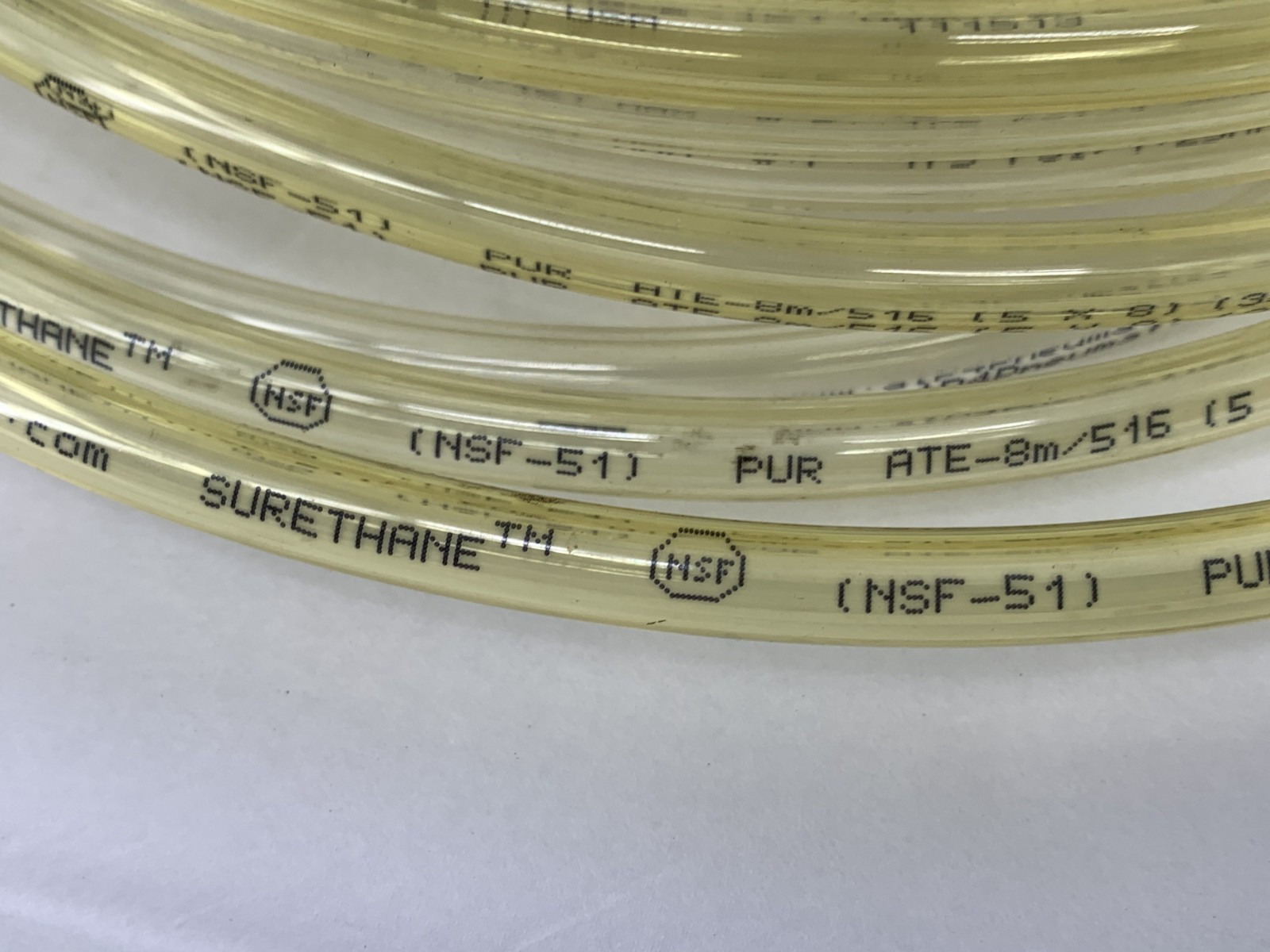 ATP 111513 Surethane Polyurethane Plastic Tubing PUR 8m OD x 3/16″ ID 100 feet