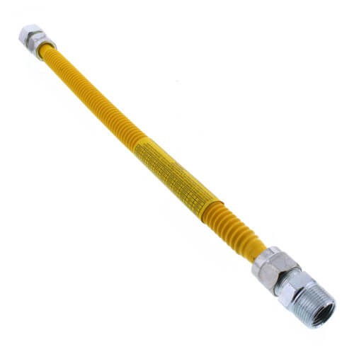 Brass Craft CSSC21-18 ProCoat Stainless Steel Gas Connector 1/2 ID 18 Length