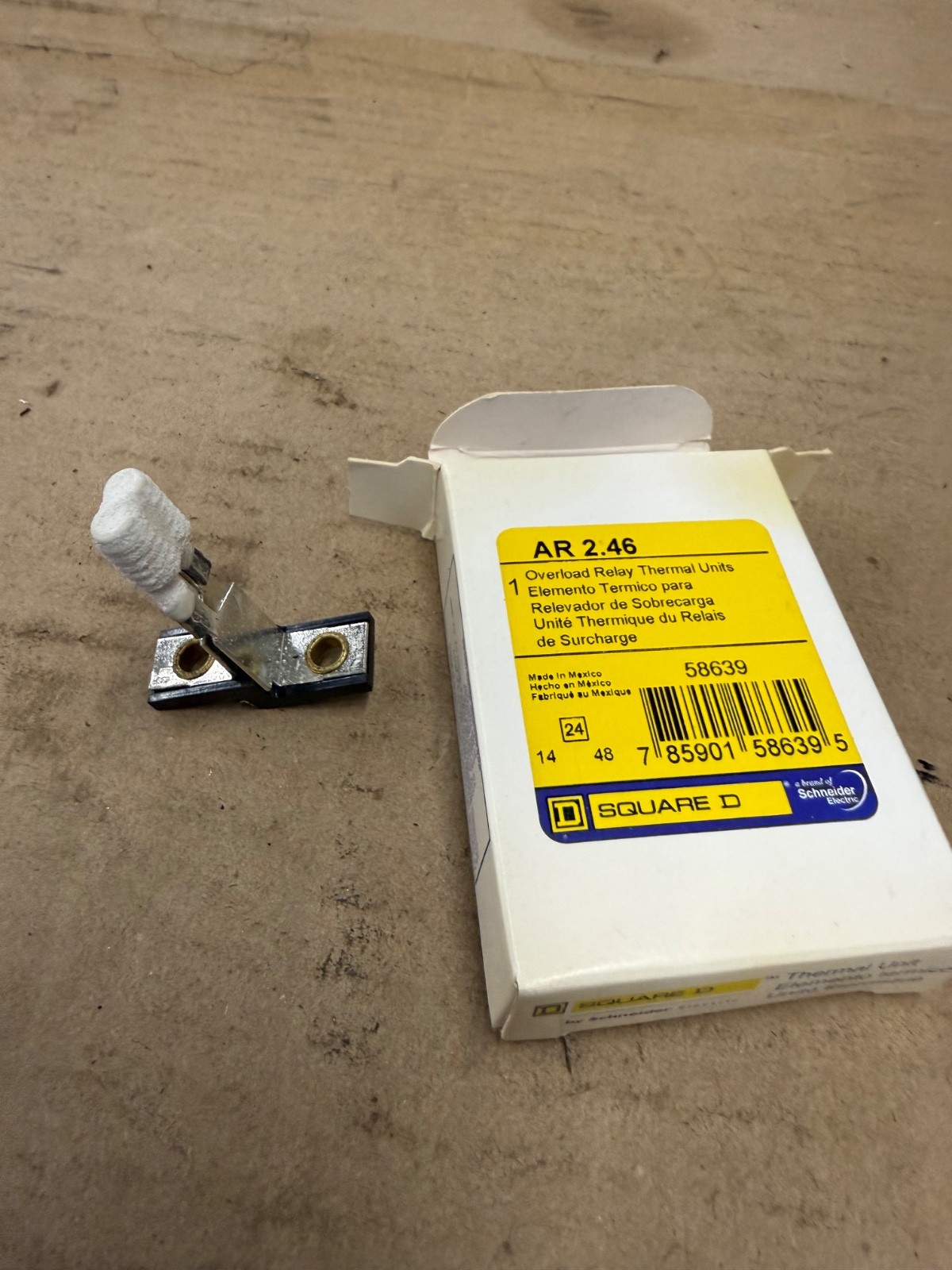 NEW Square D AR2.46 Overload Heater Thermal Unit 1.5-2.17 Amp AR246 Lot of 6