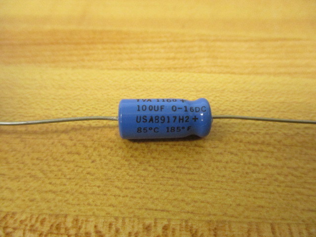 Sprague TVA-1160 Capacitor TVA1160 100UF 0-16DC (Pack of 13)
