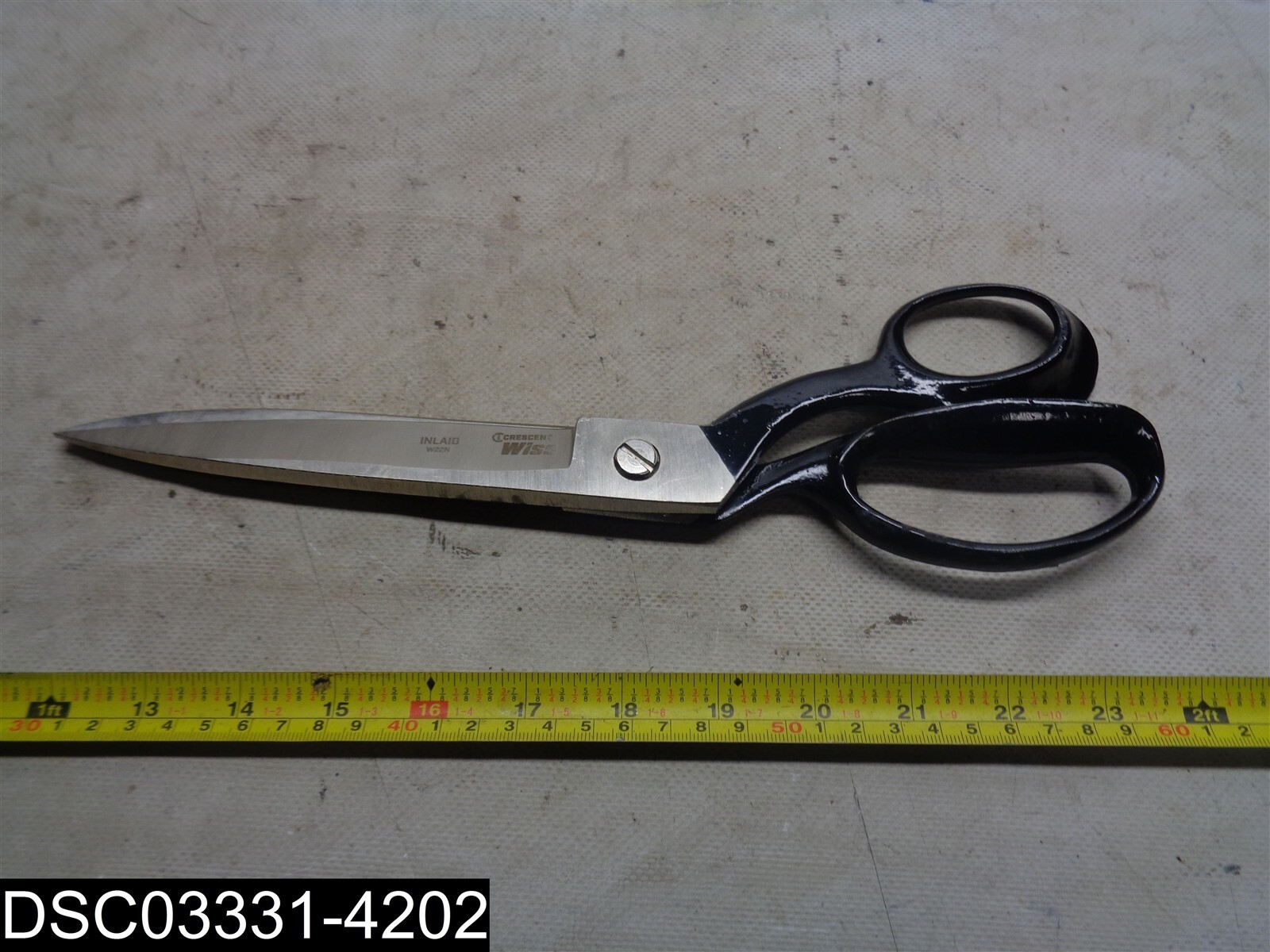 Used: W22N Crescent Wiss Inlaid 12-1/2″ Long 6″ Blade Scissors