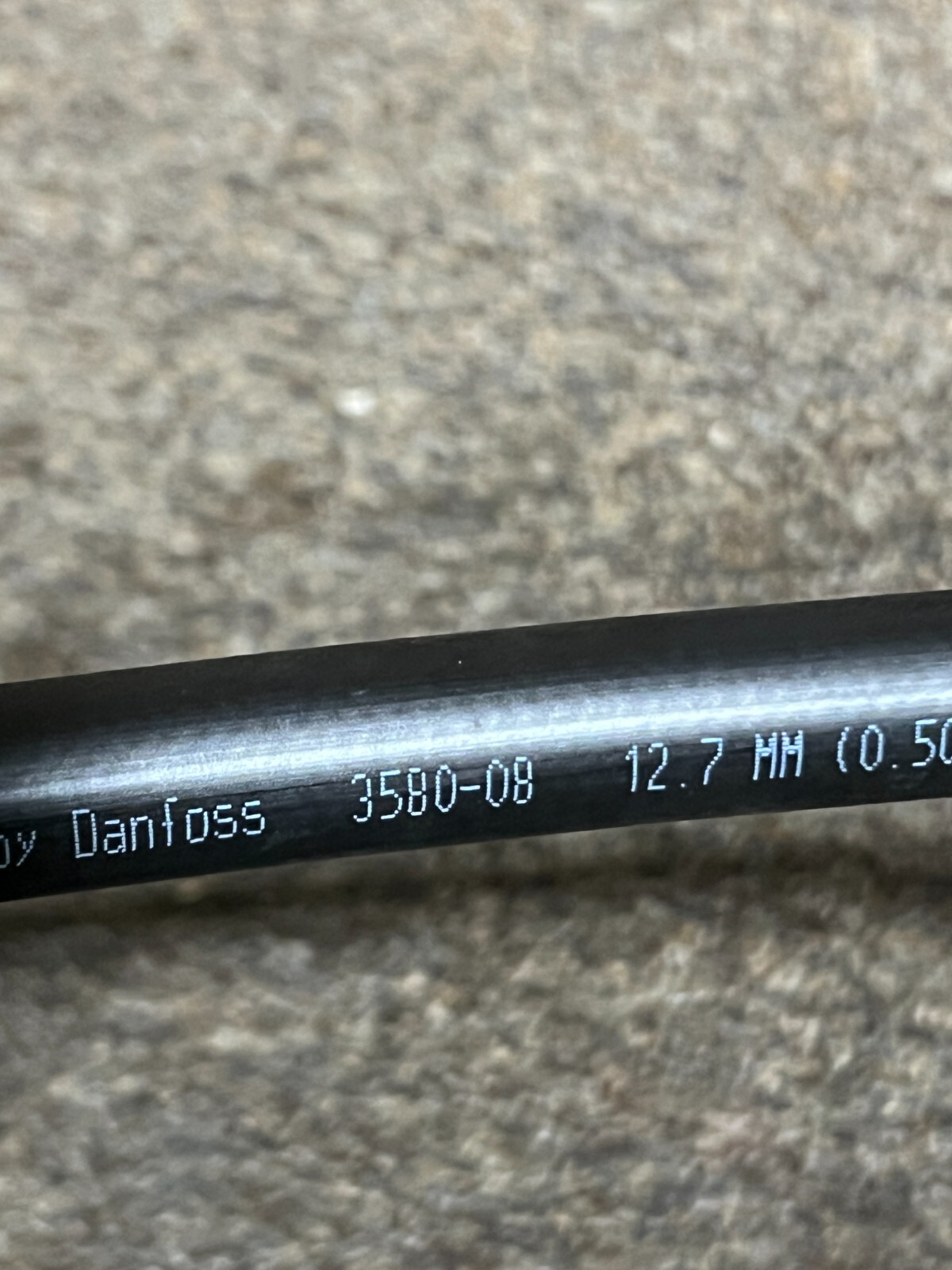Danfoss 8534468 Rev 2 Hydraulic Hose / Fitting Black / Silver