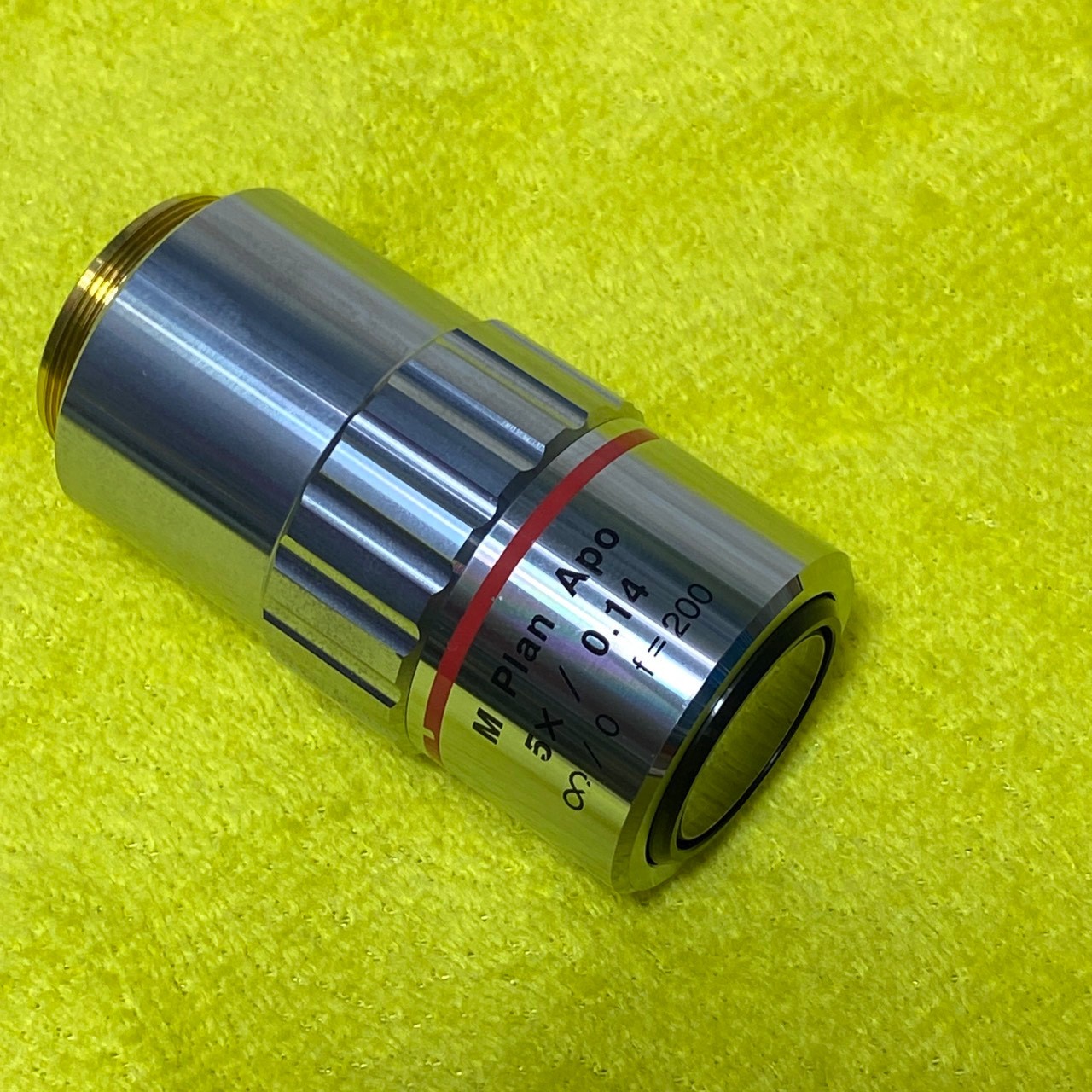 Mitutoyo M Plan Apo 5X/0.14 Objective CLEAN as in photos, sn:6311/RANDOM, DHL.