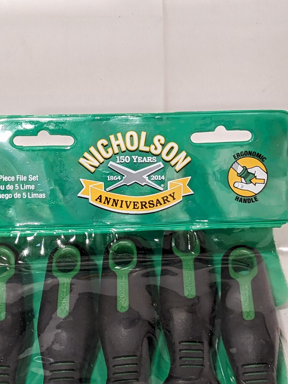 Nicholson 5 Piece 6″, 8″ & 10″ Anniversary File Set W/Ergonomic Handles 22150HI