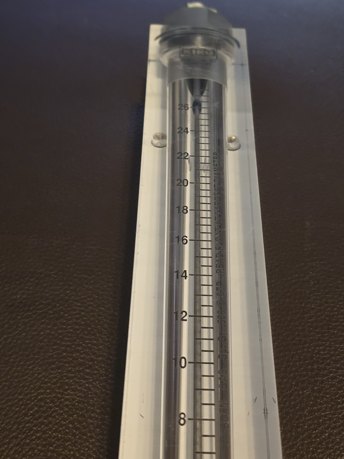 KING INSTRUMENT CO 7510217A05 FLOW METER 100 °F 100PSI Rotameter New