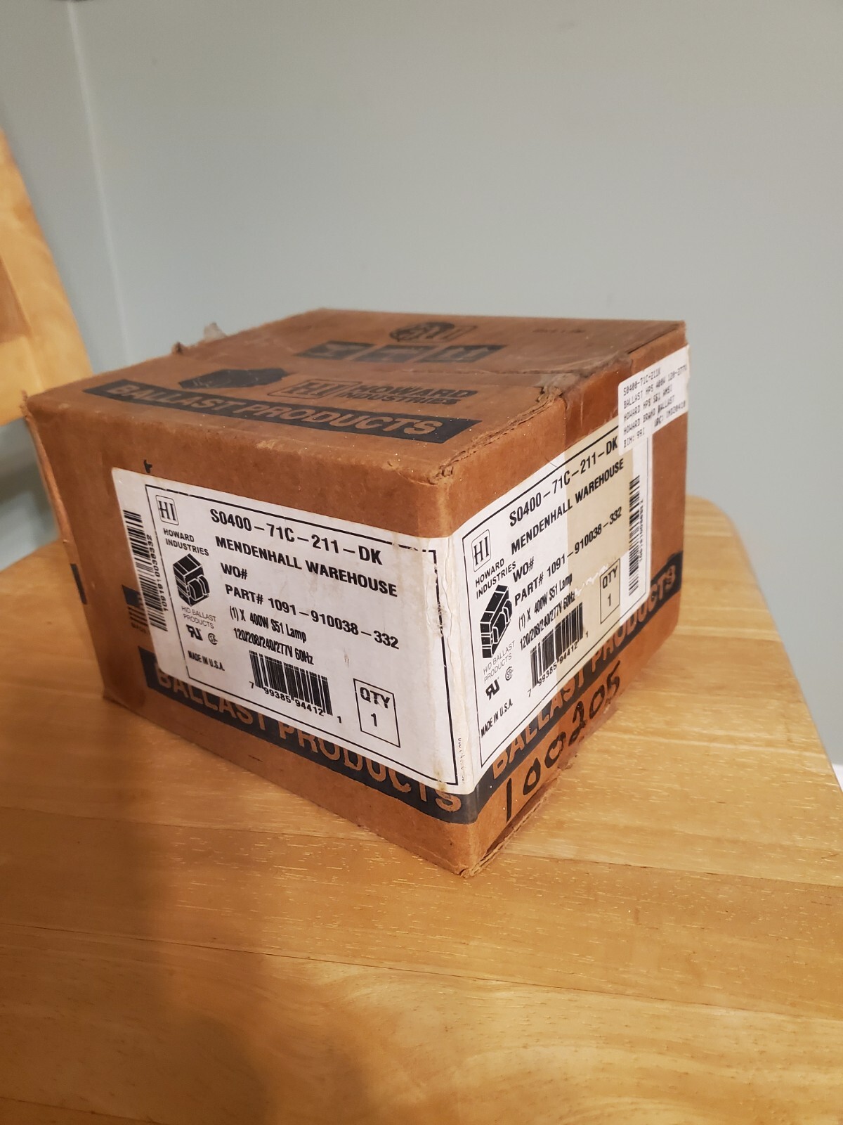 (NEW) HOWARD INDUSTRIES S0400-71C-211-K BALLAST KIT, 120/208/240/277V, 60 HZ