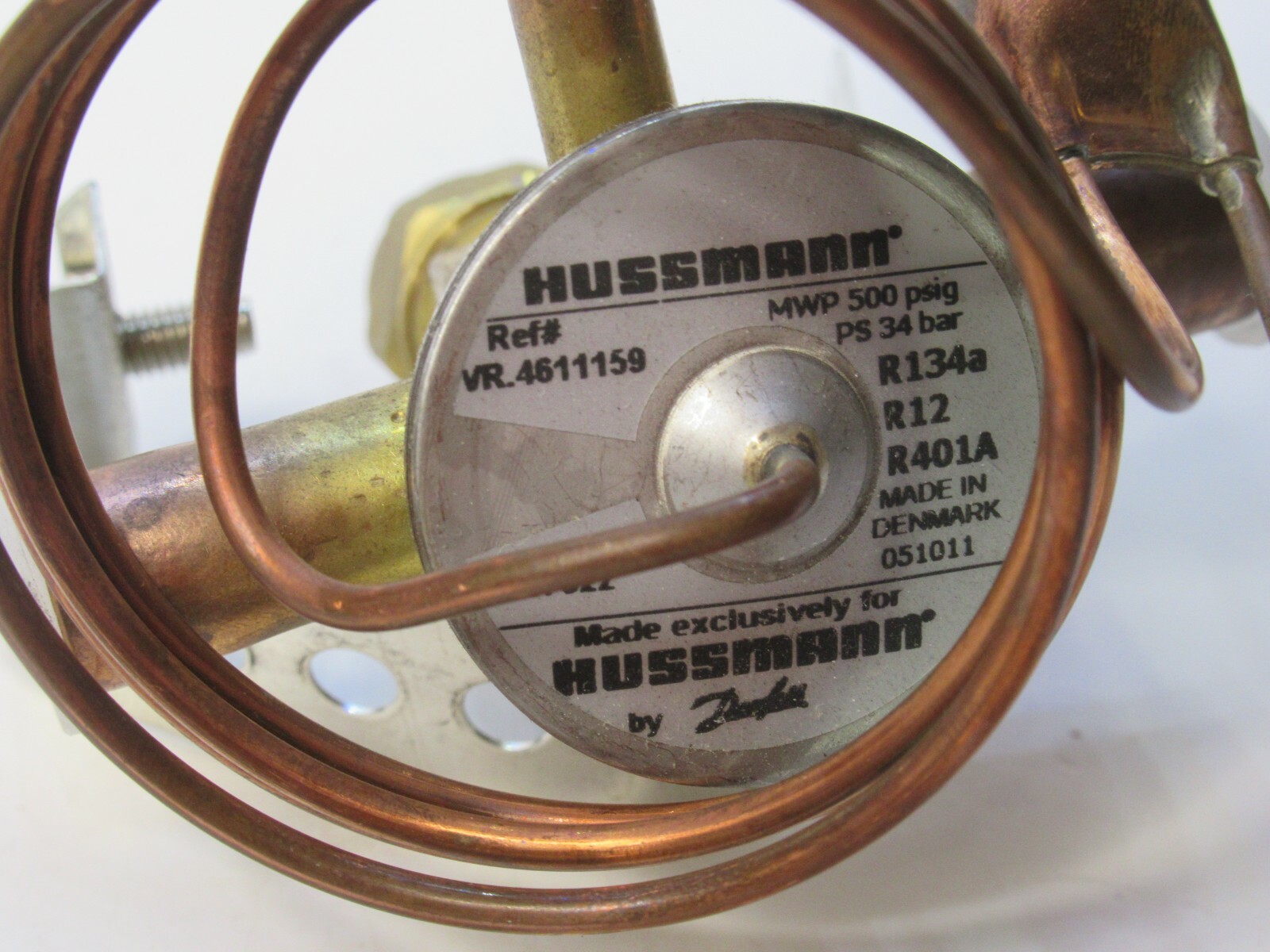 (NEW) HUSSMANN VR.4611159 R134a R12 R401A 34Bar TDE1 Thermal Expansion Valve