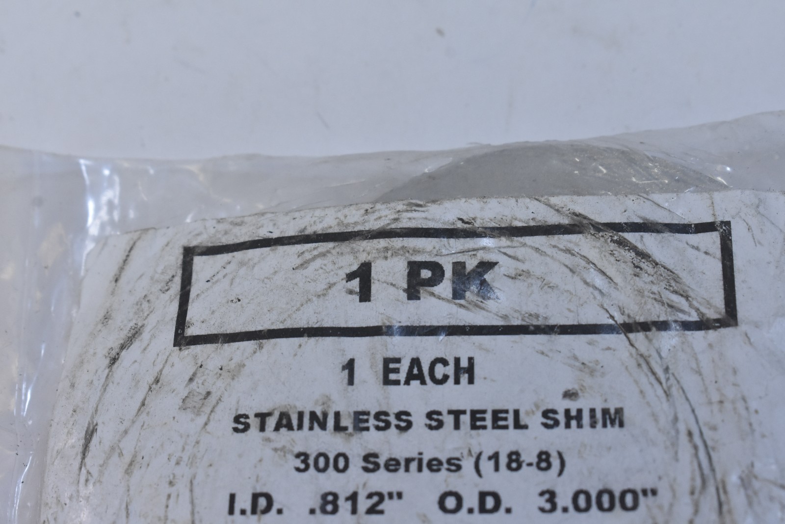 Seastrom Stainless Steel Shim 300 Series 18-8 .812″ ID x 3″ OD A370-1265