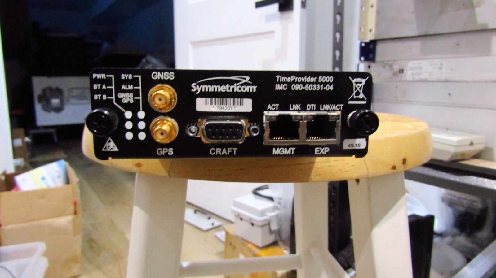 Symmetricom Microsemi TimeProvider 5000 IMC 090-50331-04, with GNSS and GPS card