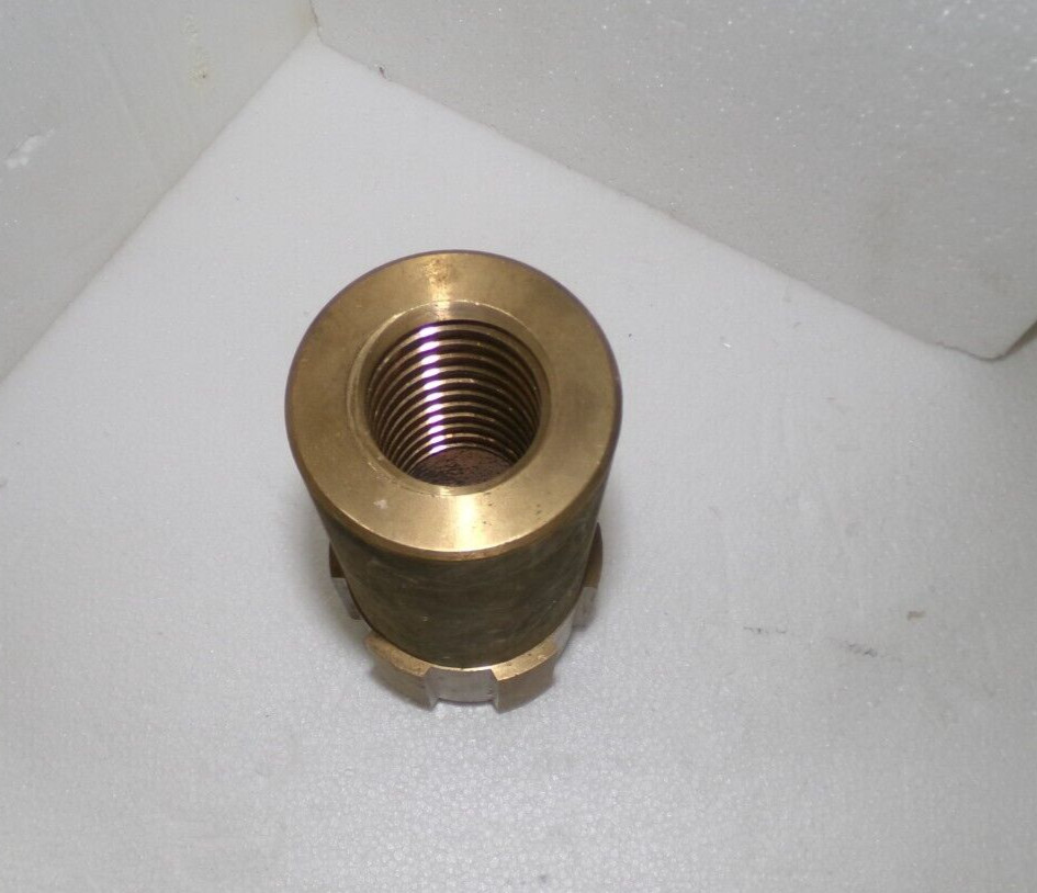Brass Adapter Connector 010-65572 for Seal Kit ? 1.35″ ID Thread to 2.17″ ID NEW