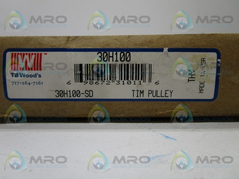 TB WOODS 30H100 30H100-SD TIMING PULLEY NSMP