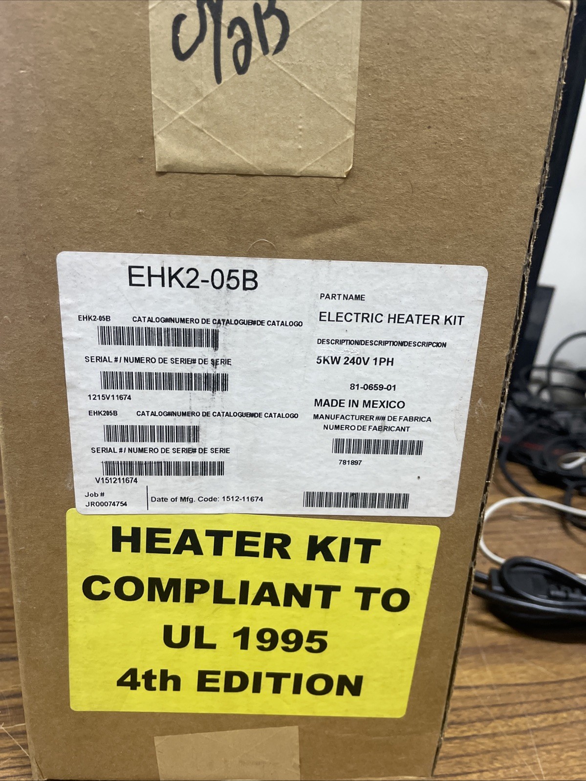 National Comfort Products EHK2-05B 5KW Heater