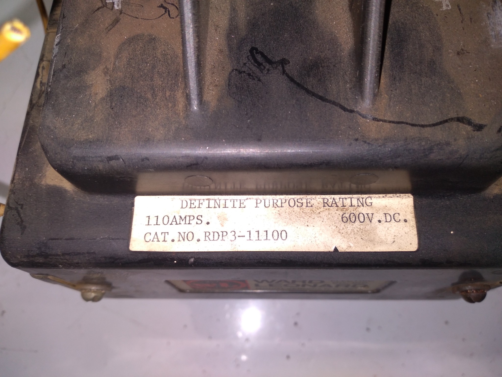 WARD LEONARD RDP3-11100 110AMPS 600VDC