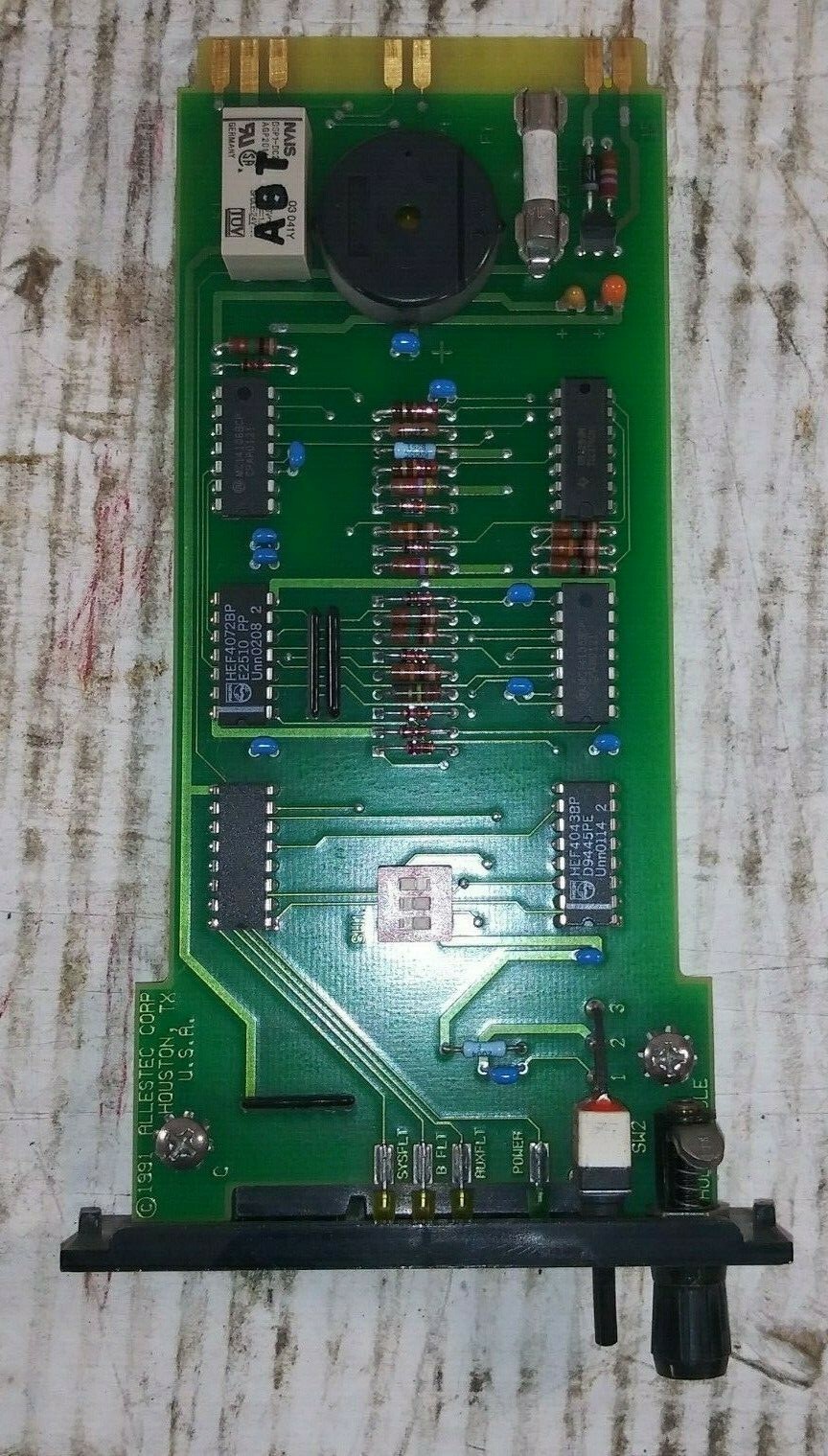 1 USED ALLESTEC 800-1444 FAULT MODULE 20/28VDC ***MAKE OFFER***