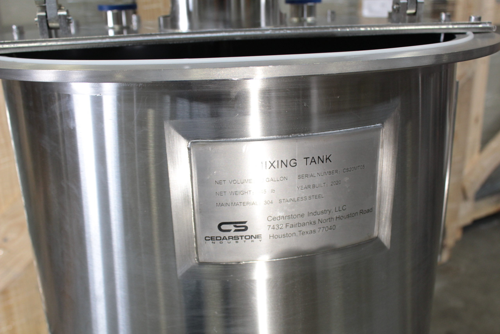 50 Gallon Jacketed Mixing Tank