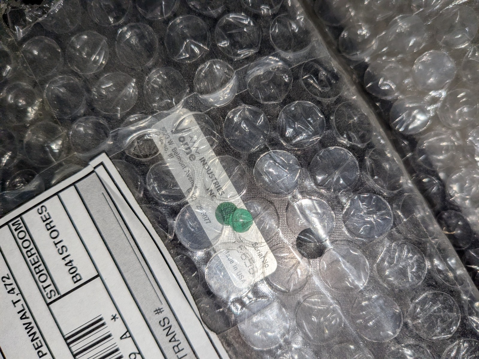 Vorne Filler Panel Blanking Plate for Merrill Pennwalt 472 Tablet Counter NOS