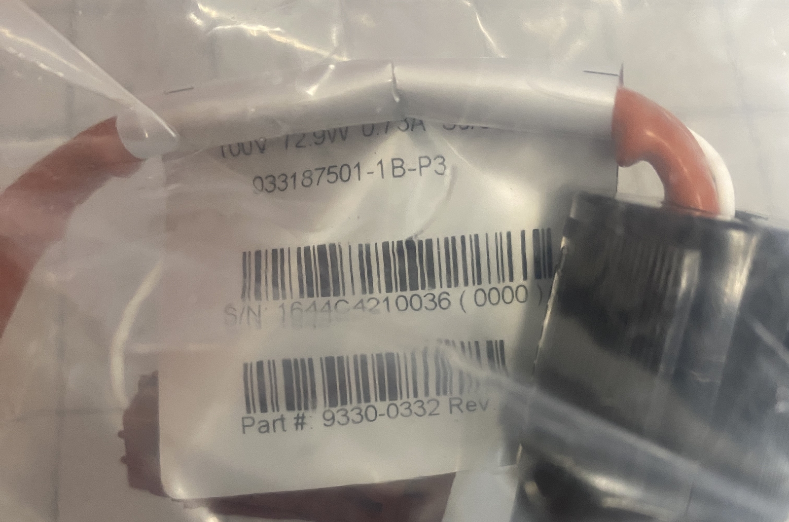 MKS Instruments HTR3.0, T-VLV, SPEC, 1BP3 PN: 9330-0332 REV:A