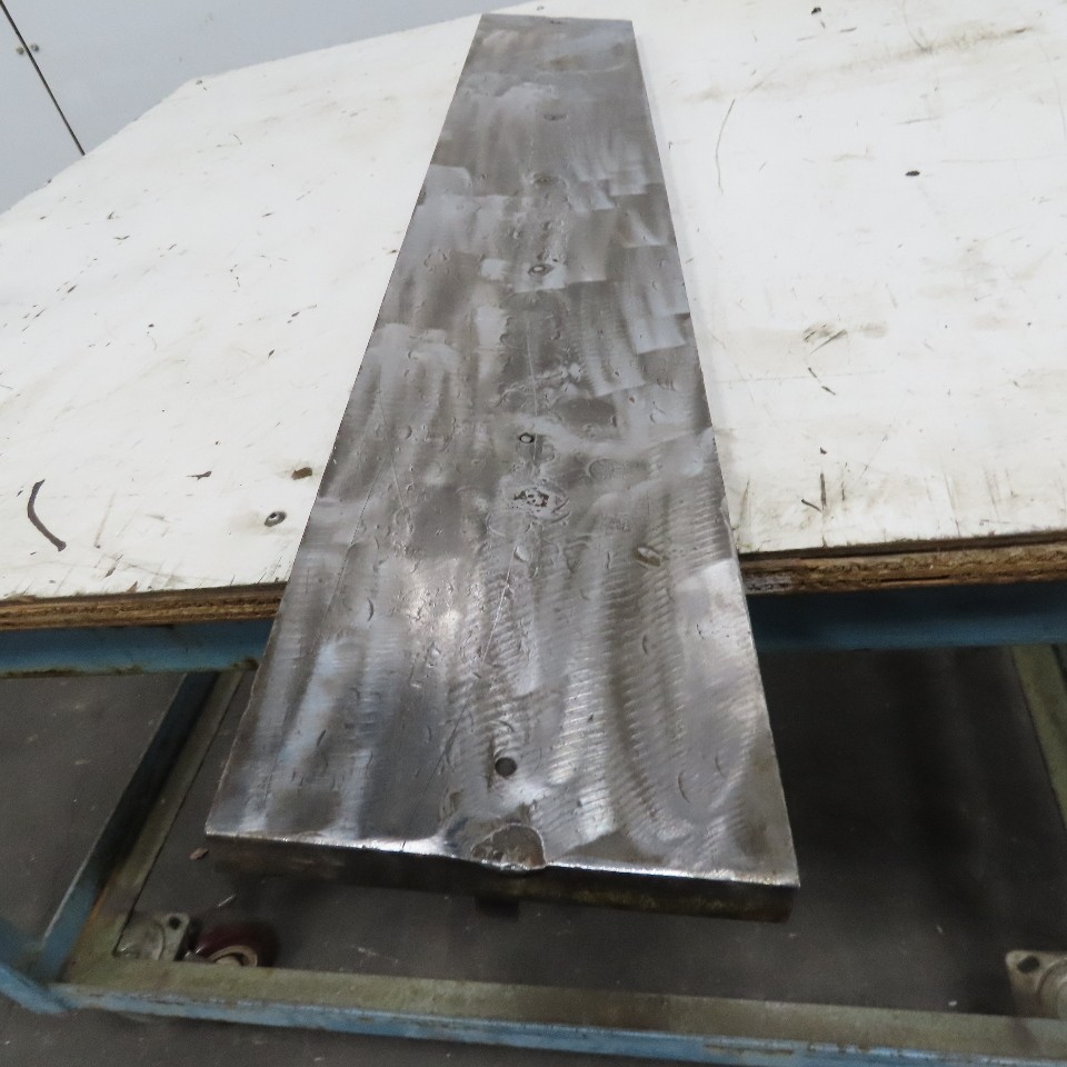 36″ x 6″ Wide 3/4″ Thick Steel Plate Fixture 1/2″ x 3/4″ Tall Center Tang