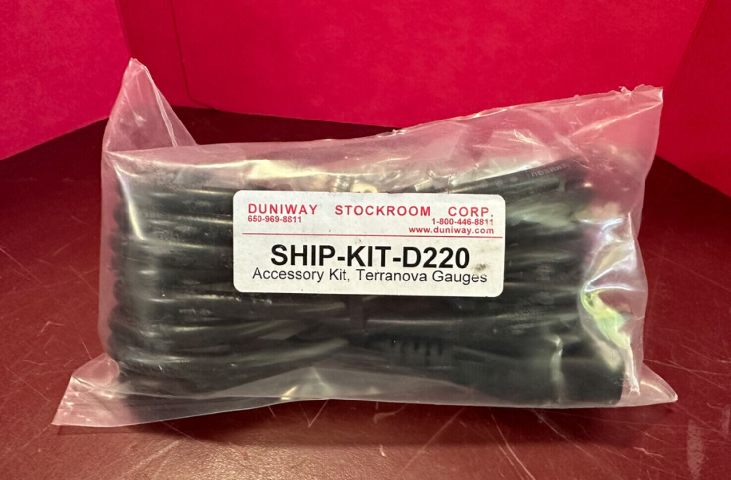 NEW DUNIWAY SHIP-KIT-D220 ACCESSORY KIT, TERRANOVA GAUGES