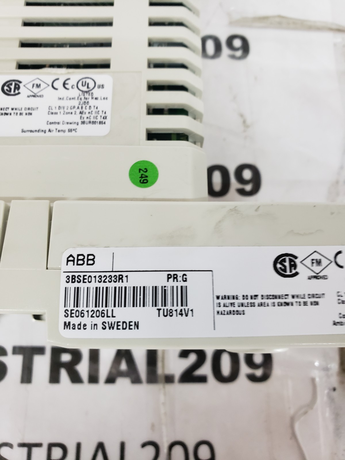 ABB D1814 3BUR001454R1 PR:D