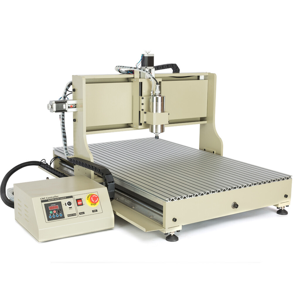 USB 4 axis CNC 6090Z 2.2KW CNC Router Small Wood Metal Engraving Milling Machine